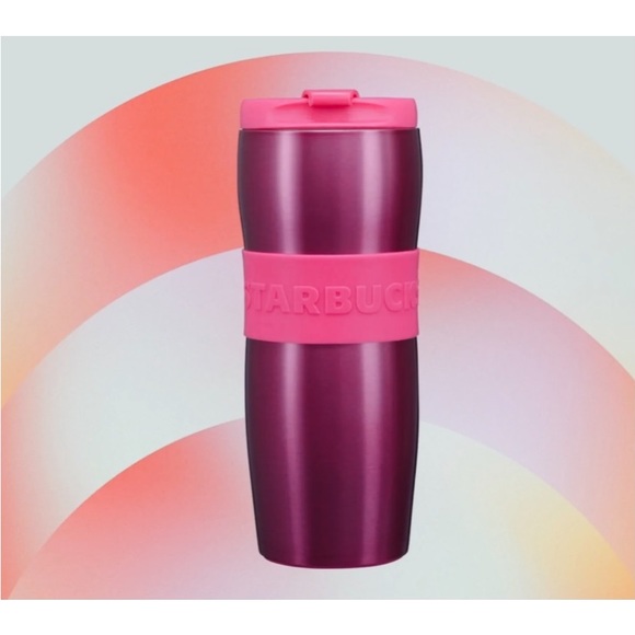 Starbucks Dragon Fruit Stainless Cup Steel Hot Pink Tumbler Insulated NWT 2022 - Picture 5 of 8